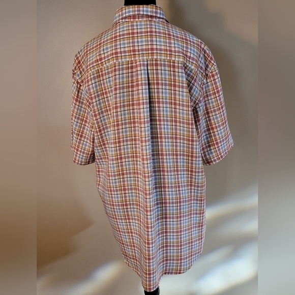 QUIKSILVER Men's Short Sleeved Button-down Shirt, Size Large - Picture 4 of 12